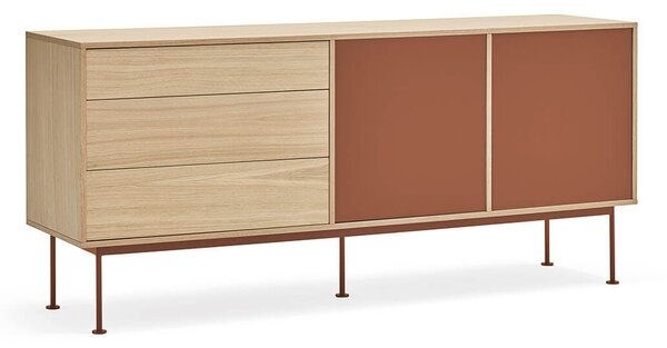 Komoda okoy 180 x 81 cm oranžová