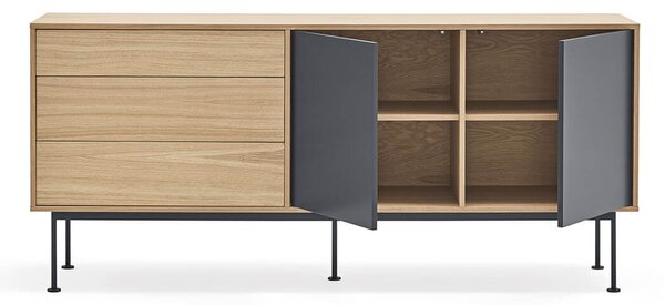 Komoda okoy 180 x 81 cm antracit