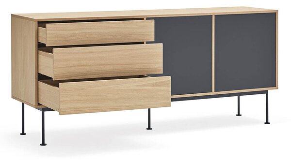 Komoda okoy 180 x 81 cm antracit