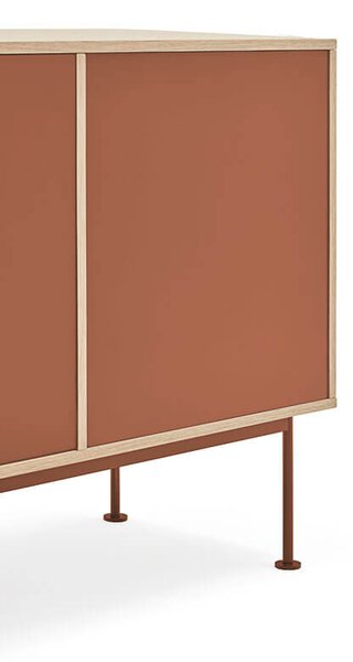 Komoda okoy 180 x 81 cm oranžová