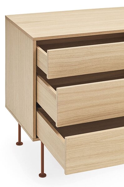 Komoda okoy 180 x 81 cm oranžová