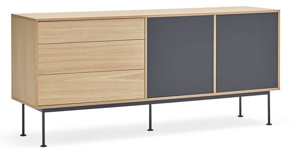 Komoda okoy 180 x 81 cm antracit