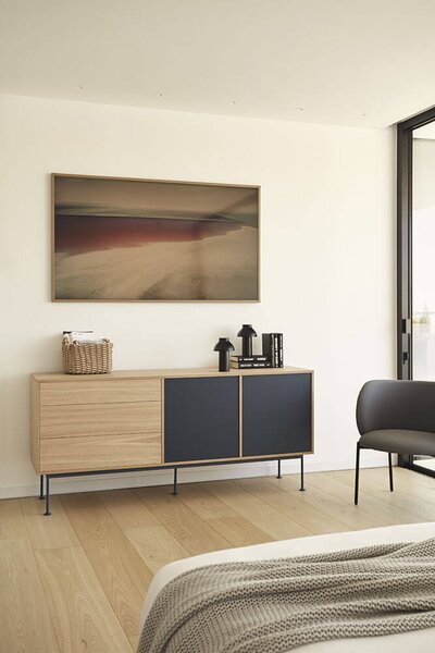 Komoda okoy 180 x 81 cm antracit