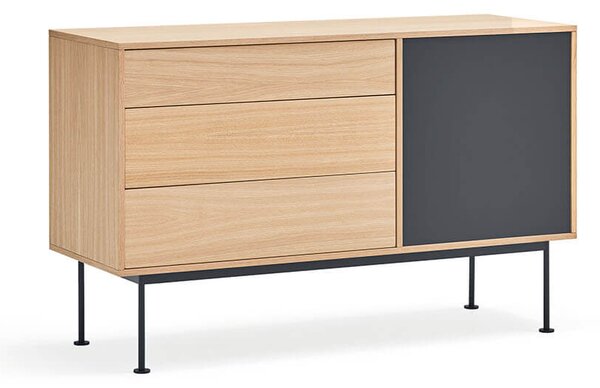 Komoda okoy 128 x 81 cm antracit