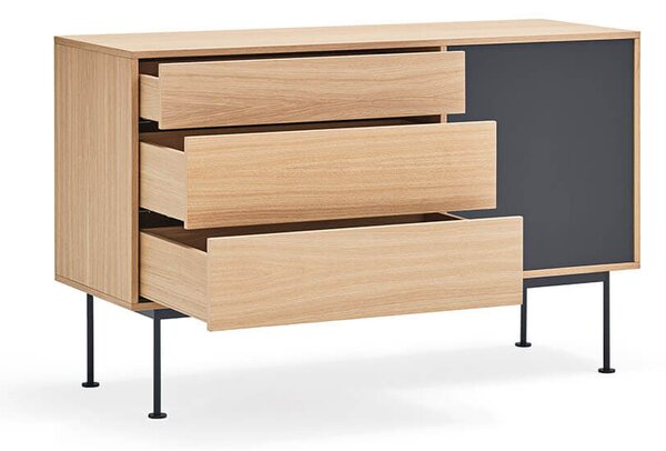 Komoda okoy 128 x 81 cm antracit