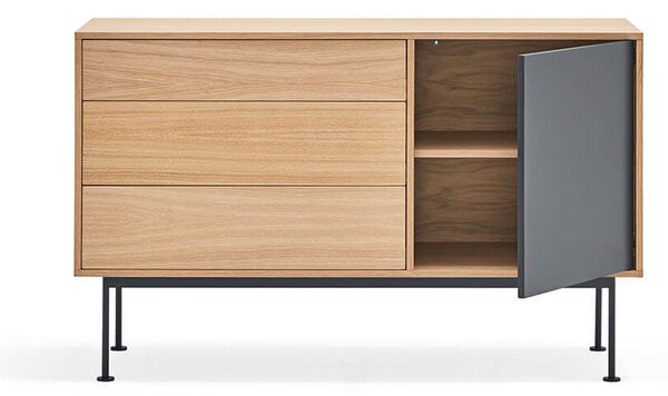 Komoda okoy 128 x 81 cm antracit