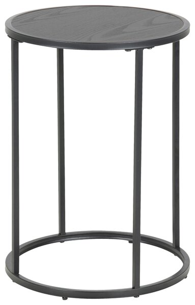 ODKLÁDACÍ STOLEK, černá, kompozitní dřevo, 40/40/55 cm - Online Only konferenční stolky, Online Only