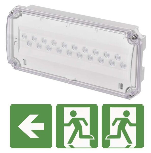 EMOS LED Nouzové svítidlo NESSI 3W 3h IP66, autotest 1548212000