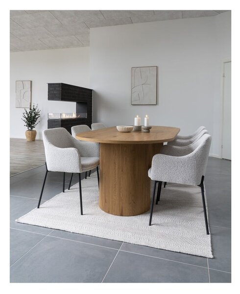 Jídelní stůl v dekoru topolu 100x210 cm Boavista – House Nordic