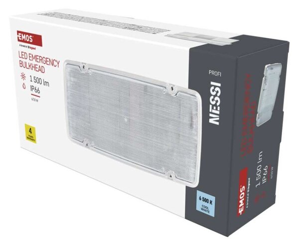 EMOS LED Nouzové svítidlo NESSI 10W 3h IP66 1548112000