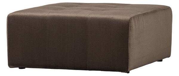 Puf deilac 100 cm velvet tmavošedý