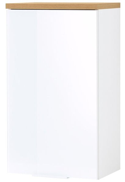 Koupelnová skříňka Melina závěsná (39x69x27 cm, dub / bílá)