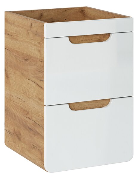 Koupelnová skříňka pod umyvadlo ARUBA WHITE 2S 40 cm
