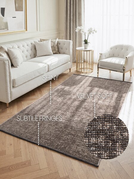 ELLE Decoration, Kusový koberec Brilliance Prisma 106312 Beige z kolekce Elle, 120x170, hnědá, ložnice