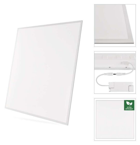 Emos lighting LED panel LUXXO backlit 60×60, čtvercový vestavný bílý, 22W neutr. b. 1544102220