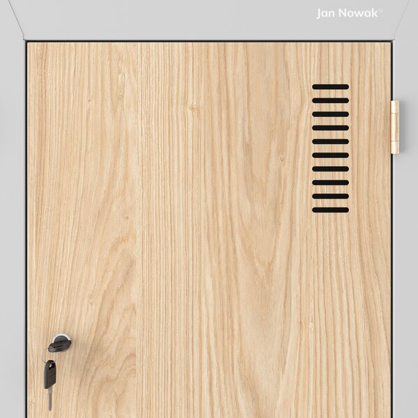 Šatní skříň typu L šedá / dub sonoma: Eco Design JULIA, 800 x 1850 x 450 mm