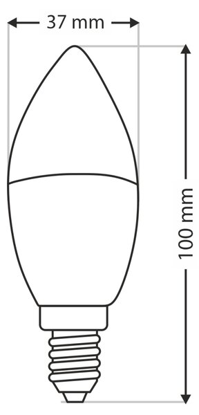 LED žárovka P1170 E14, 4W, studená bílá