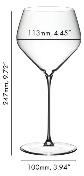 RIEDEL VELOCE Chardonnay, set 2 ks sklenic 6330/97