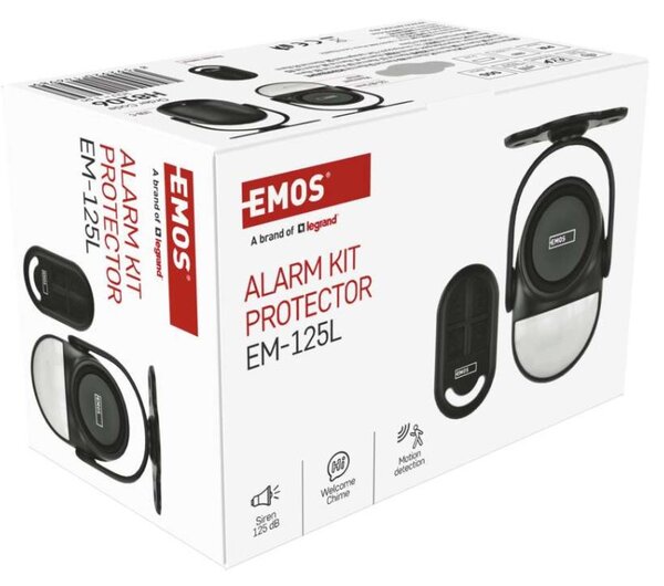 EMOS Alarm s pohybovým čidlem EM‑125L PROTECTOR 3081000010