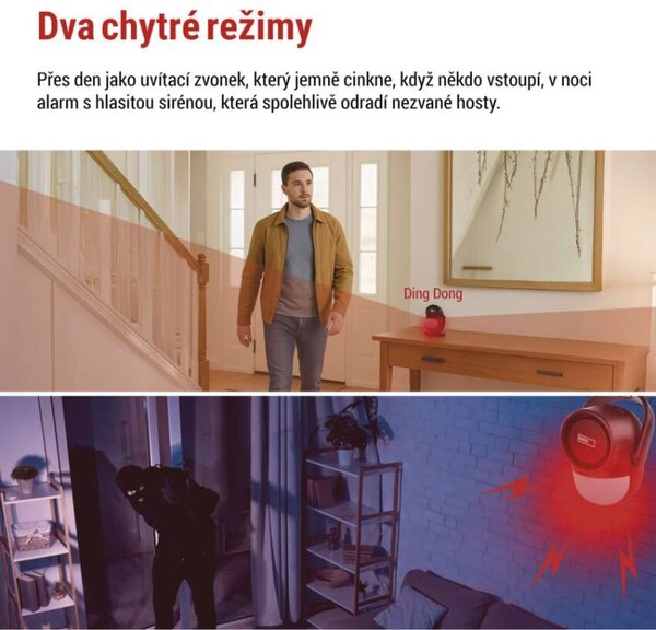 EMOS Alarm s pohybovým čidlem EM‑125L PROTECTOR 3081000010