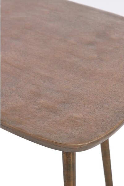 Kovový odkládací stolek 32x48 cm Puno – Light & Living