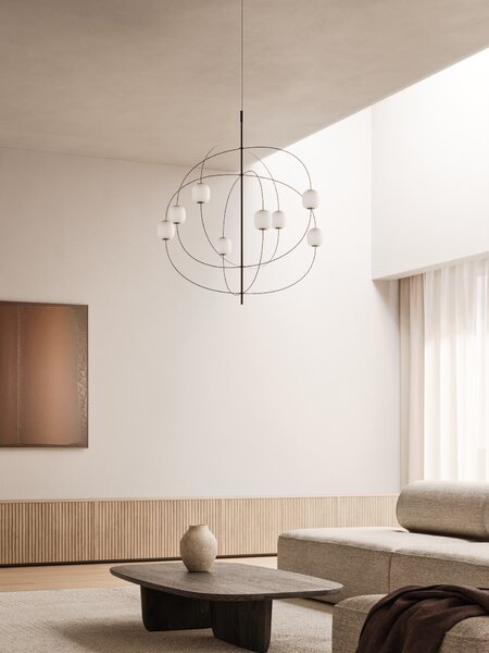 Lodes LED závěsné svítidlo AXIA, 24V, v. 66cm, TRIAC Barva: Bronzová, Chromatičnost: 2700K