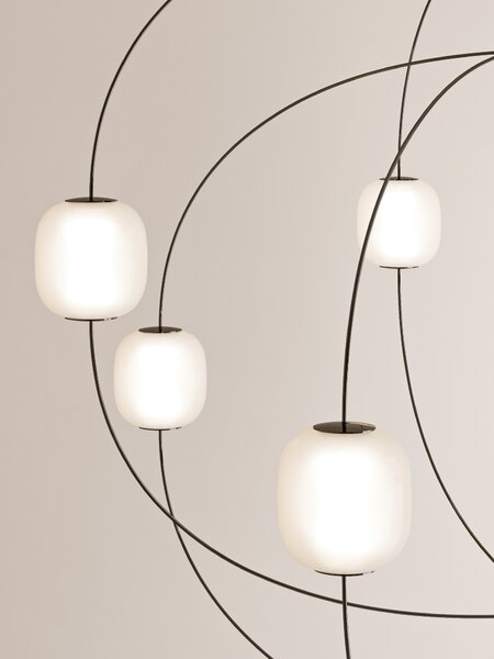 Lodes LED závěsné svítidlo AXIA, 24V, v. 66cm, TRIAC Barva: Bronzová, Chromatičnost: 2700K