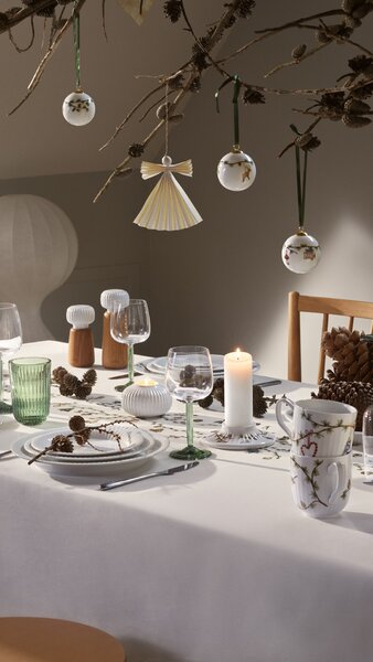 Kähler Design Porcelánová vánoční baňka Hammershøi Christmas - 2023 KD504