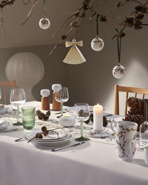 Kähler Design Porcelánová vánoční baňka Hammershøi Christmas - 2023 KD504