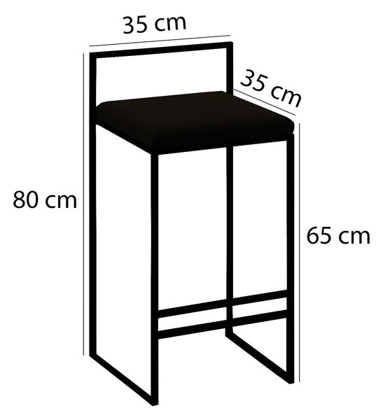 Jídelní set Nathaniel (ořech + černá). Akce -24%