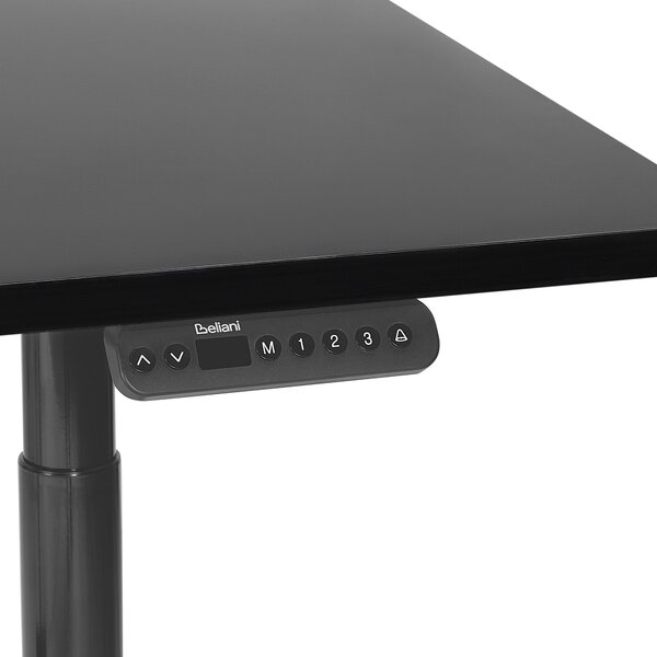 Elektricky výškově nastavitelný pracovní stůl DESTINAS Černá 120 cm 72 cm