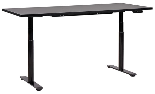 Elektricky výškově nastavitelný pracovní stůl DESTINAS Černá 180 cm 80 cm