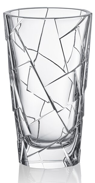 Bohemia Jihlava skleněná váza Crack 30,5 cm