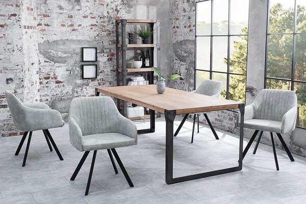 Designové křeslo Mallory šedé - skladem