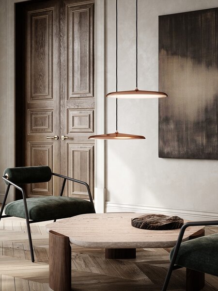 Nordlux 2420203030 Artist 25, moderní měděné závěsné svítidlo LED 14W, 3000K, průměr 25cm