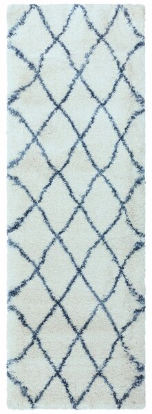 Tribeca Design Kusový koberec Bardie Cream Blue běhoun Rozměry: 80x150 cm