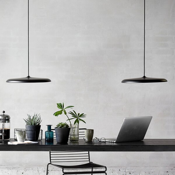 Nordlux 2420223003 Artist 40, moderní černé závěsné svítidlo LED 24W, 3000K, průměr 40cm