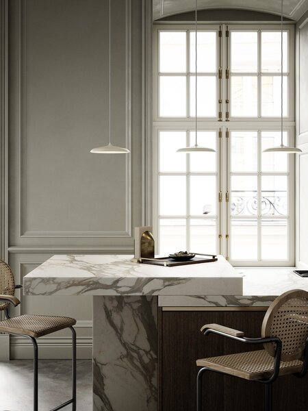 Nordlux 2420203009 Artist 25, moderní béžové závěsné svítidlo LED 14W, 3000K, průměr 25cm