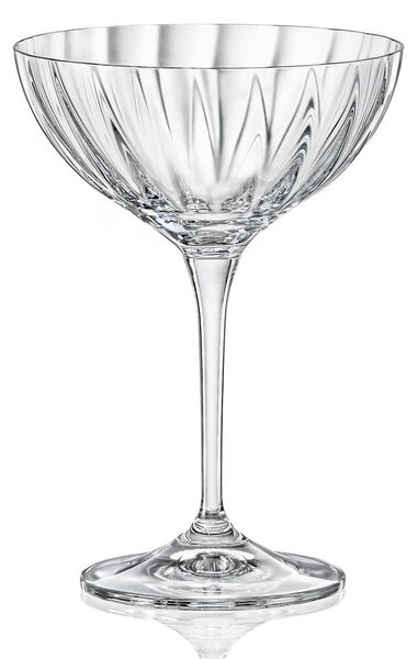 Crystalex sada barevných sklenic na martini Kate Optic 210 ml 6 KS