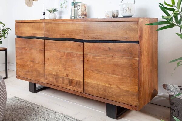 Designová komoda Massive, 160 cm, akácie honey
