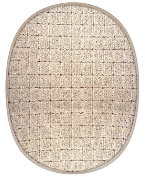 Vopi koberce Kusový koberec Udinese béžový ovál - 120x160 cm