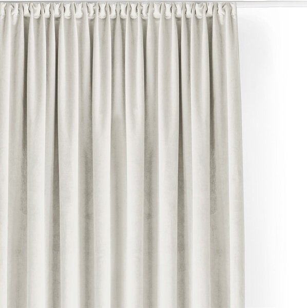 Krémový sametový dimout závěs 400x250 cm Velto – Filumi