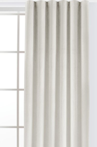 Krémový sametový dimout závěs 400x250 cm Velto – Filumi