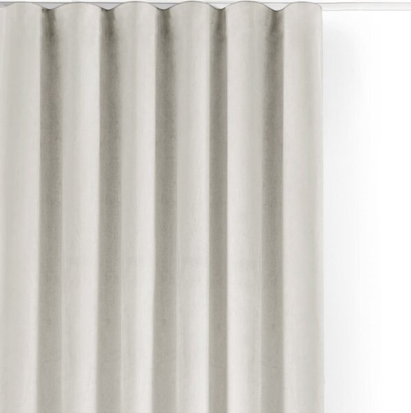 Krémový sametový dimout závěs 400x250 cm Velto – Filumi