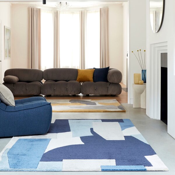 Tribeca Design Kusový koberec Inxs Elements Blue Rozměry: 120x170 cm