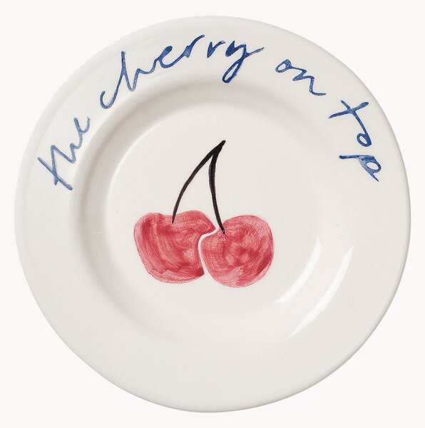 Ručně malovaný dezertní talíř Cherry