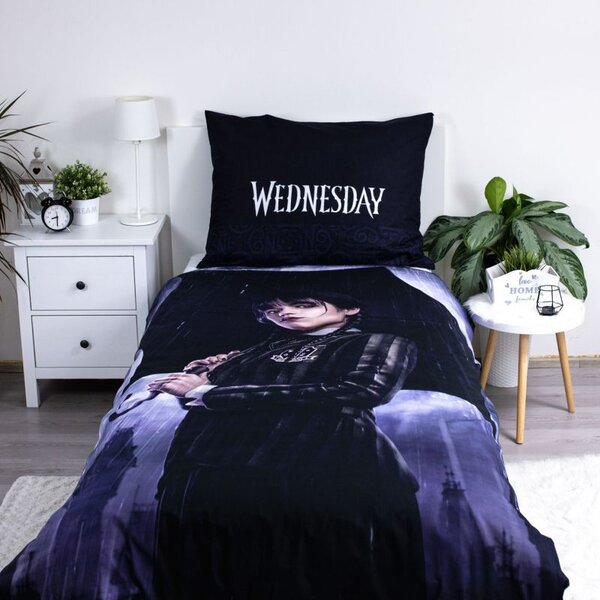 JERRY FABRICS Povlečení Wednesday Rain Bavlna, 140/200, 70/90 cm