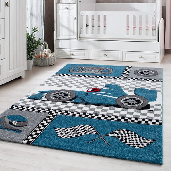 Ayyildiz, Dětský kusový koberec Kids 460 blue, 80x150, modrá, dětský pokoj