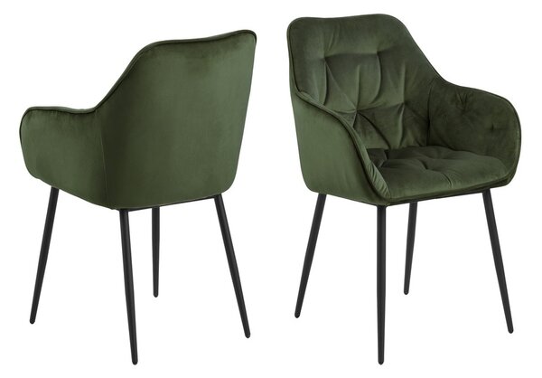 Designové židle Alarik zelená