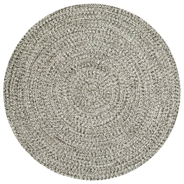 Hans Home | Kusový koberec Braided 105552 Melange kruh – na ven i na doma - 150x150 (průměr) kruh
